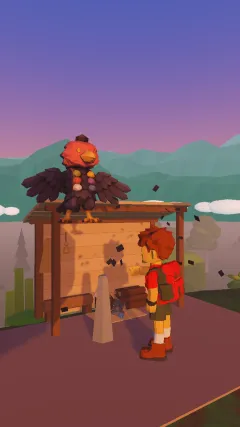 The hermit's lean-to, and its tengu